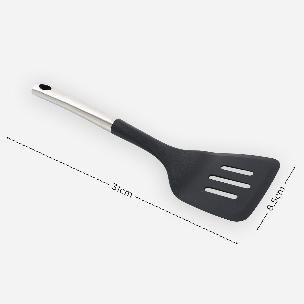 Metro Nylon Slotted Turner - Black