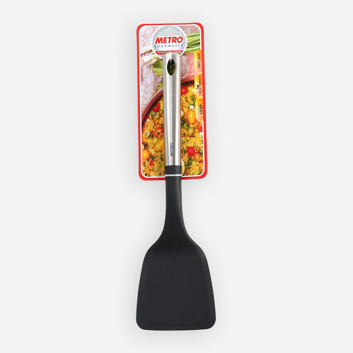 Metro Nylon Solid Spoon - Black
