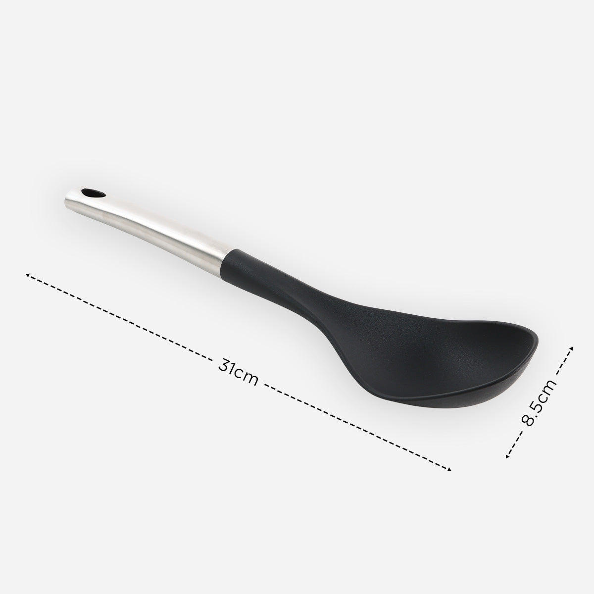 Metro Nylon Solid Spoon - Black