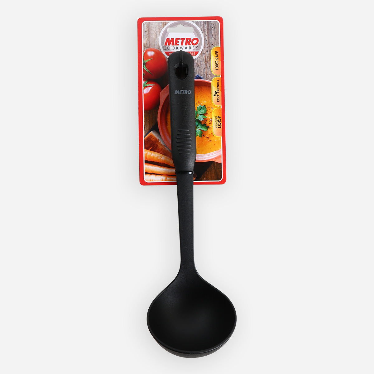 Metro Nylon Soup Ladle - Black