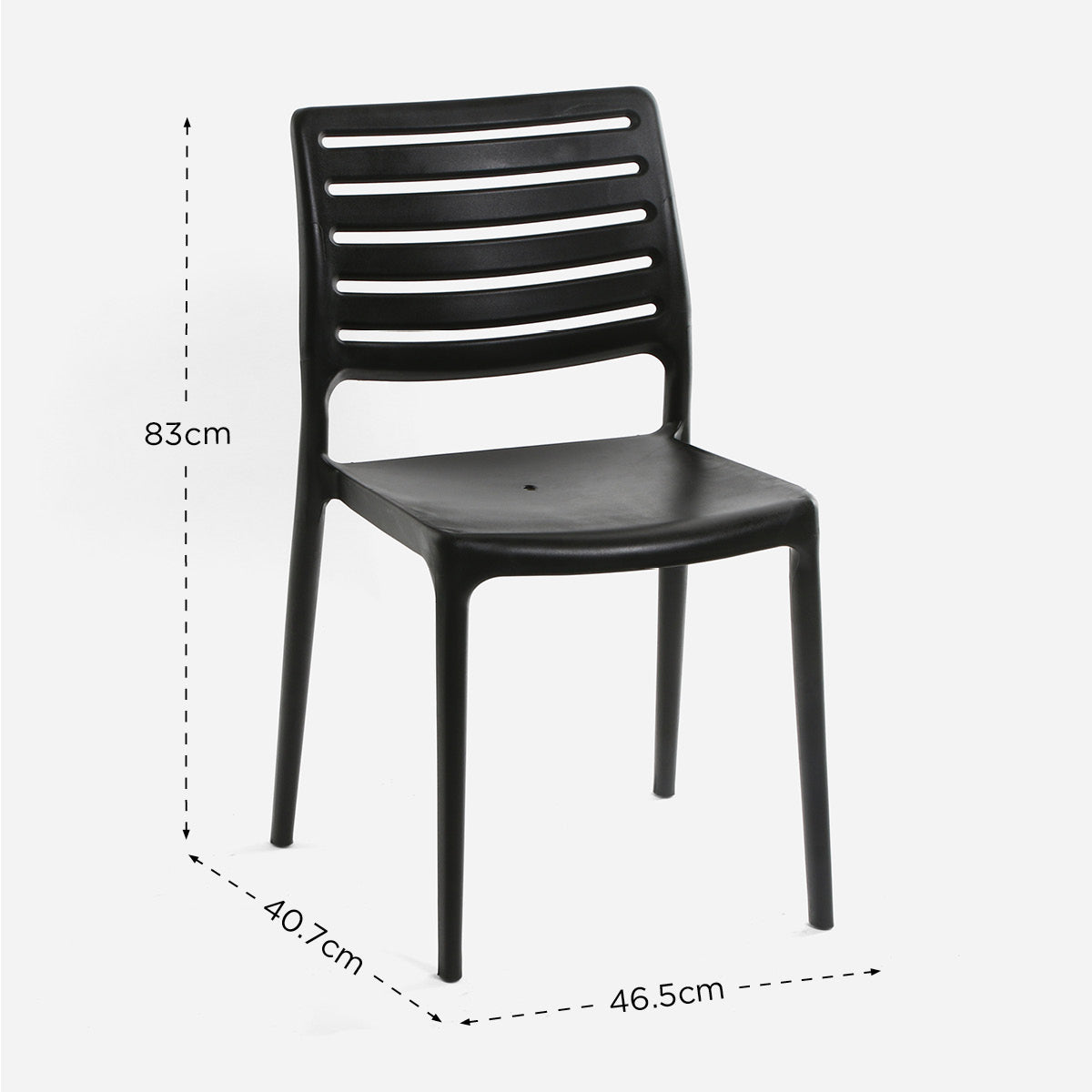 Uratex Olympia Bistro Chair - Black