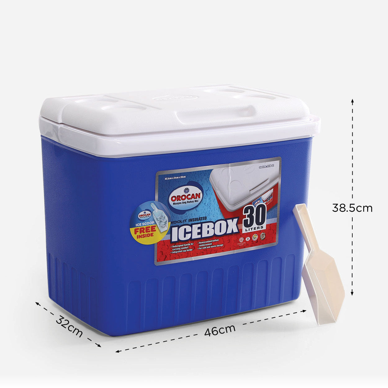 Orocan 9230 Koolit Ice Box (Blue)- 30 L