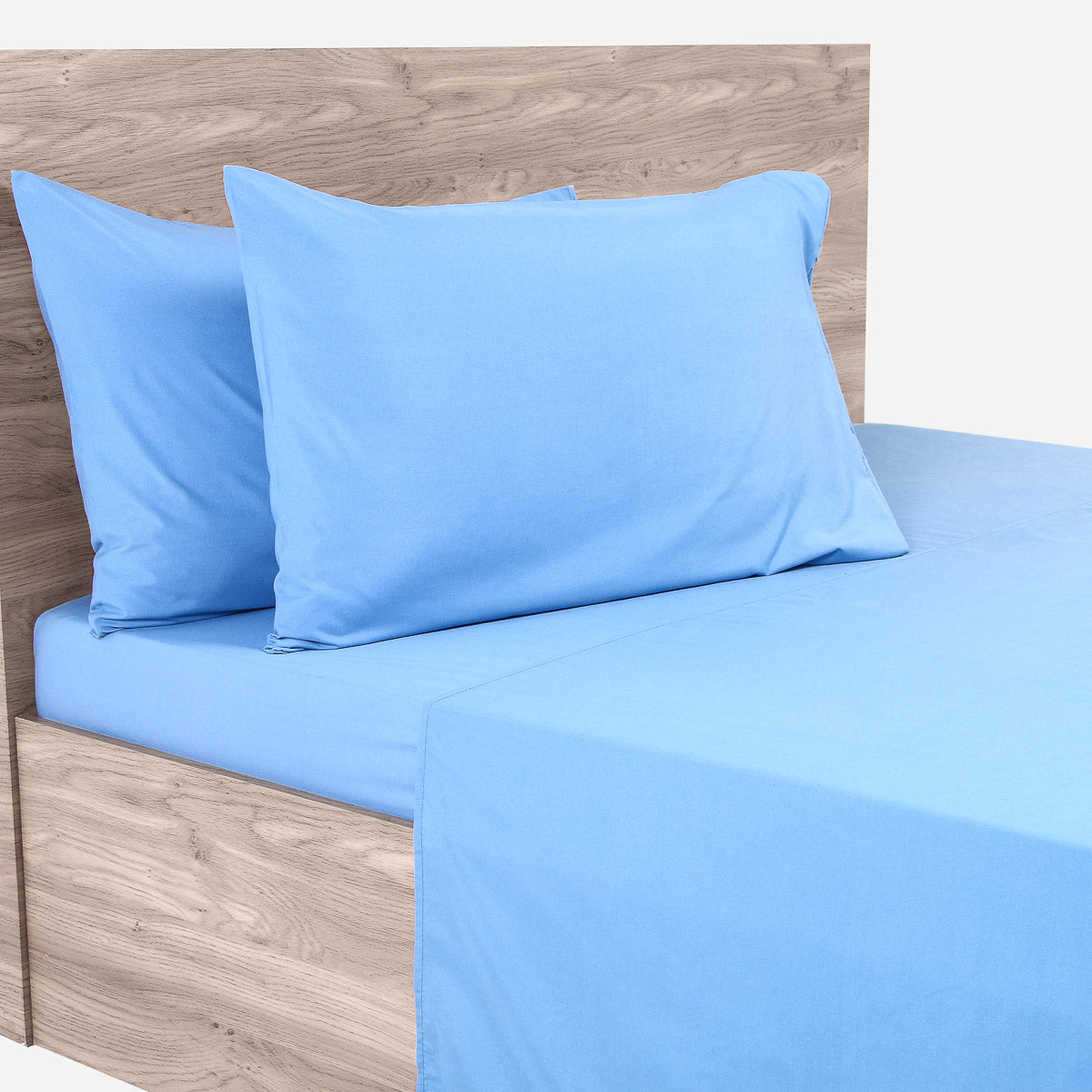 Hosh 4-Piece Queen Size Bedsheet Set - Blue