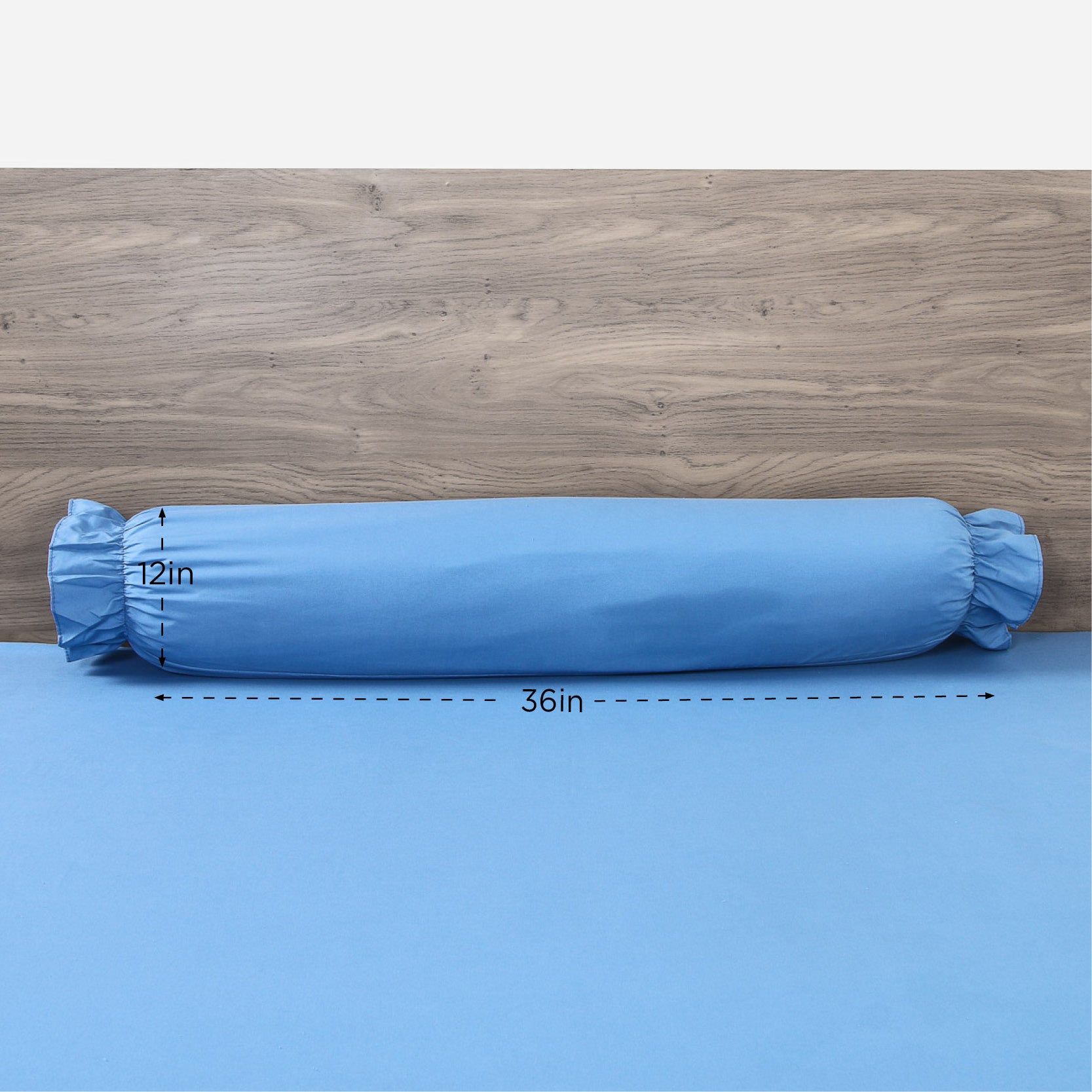 Hosh Bolster Pillowcase (Blue) - 12x36