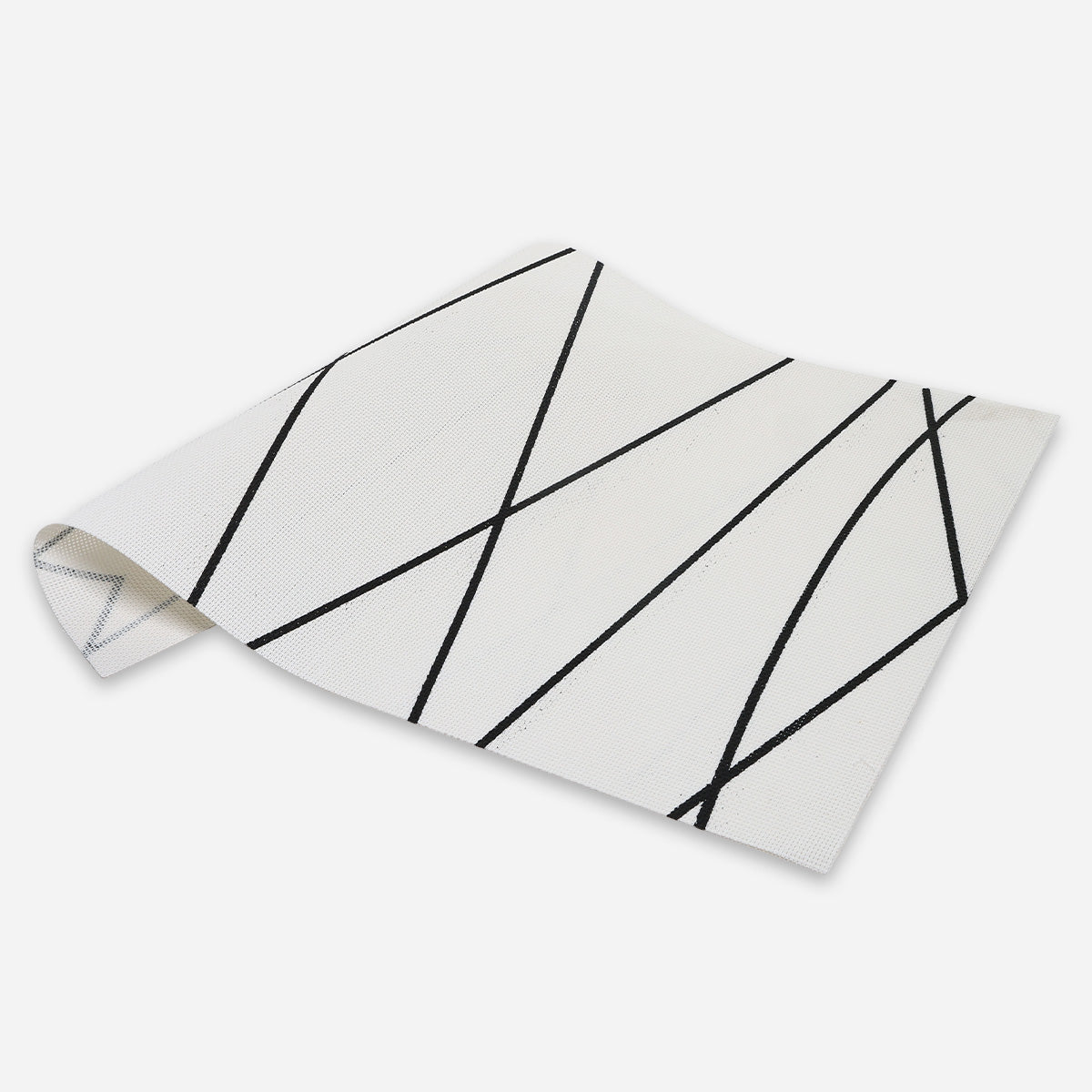 Hosh Printed Woven Placemat (Black) - 45x30cm