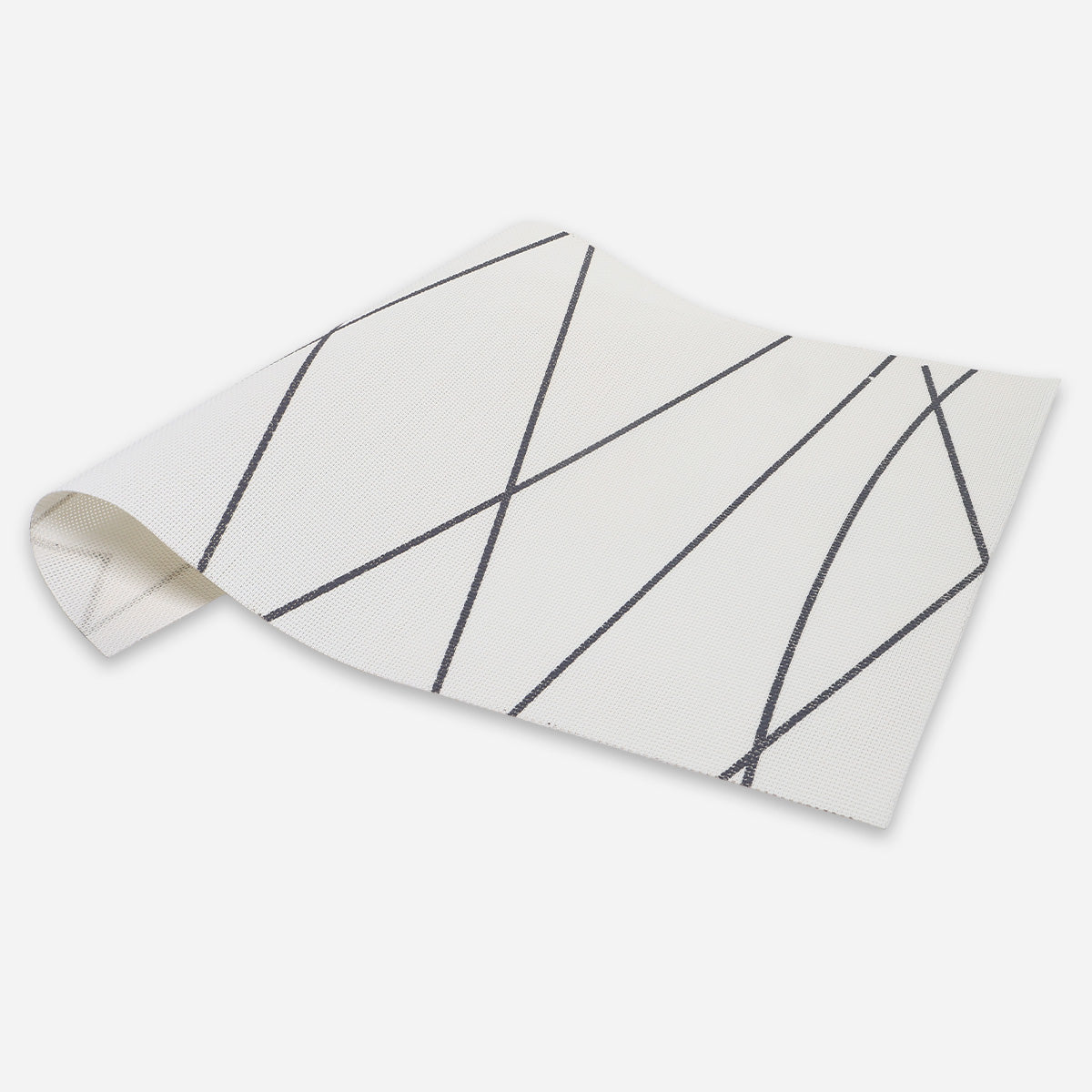 Hosh Printed Woven Placemat (Gray) - 45x30cm