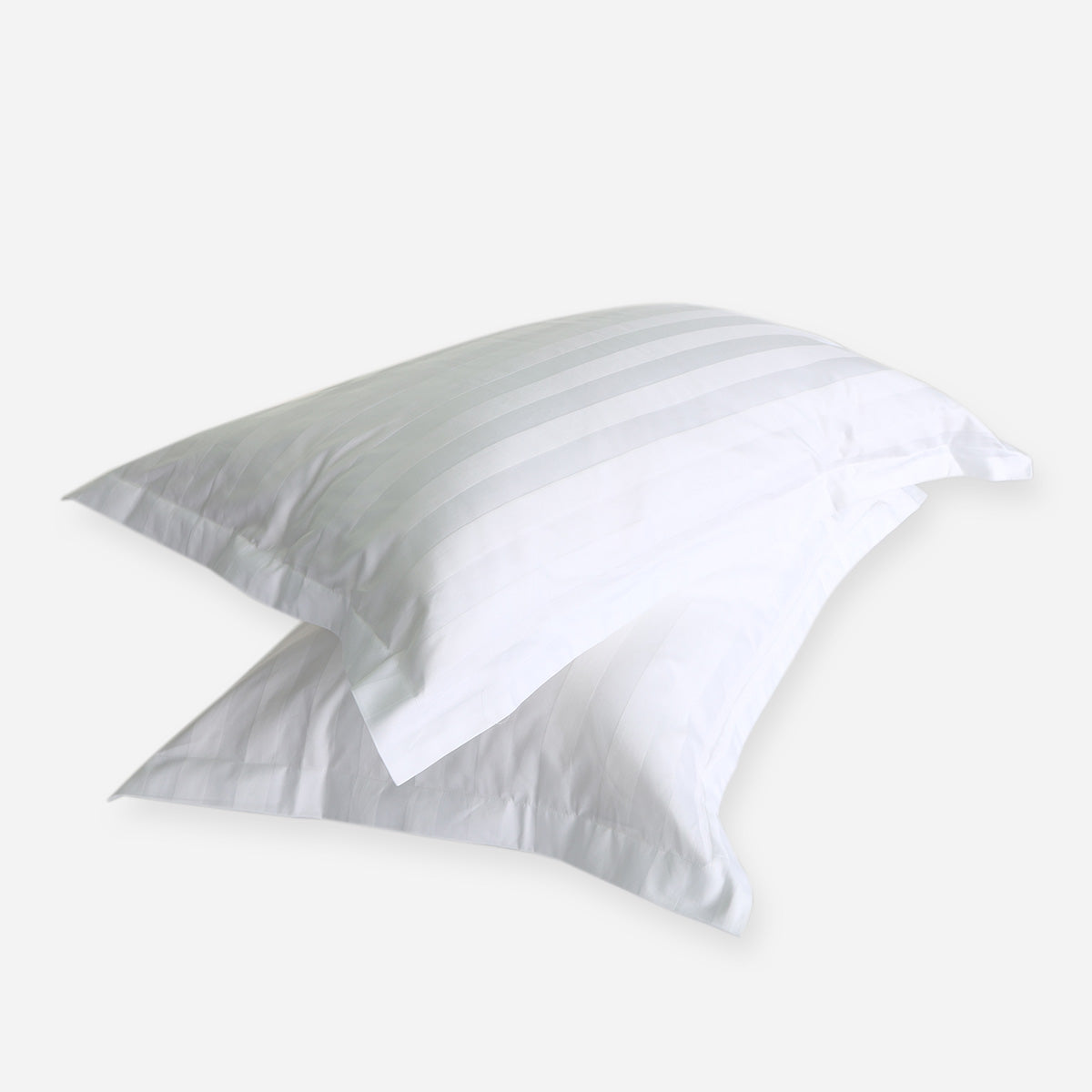 Ultima Linen Suite Collection Jacquard Pillow Sham (White) - 20x30in
