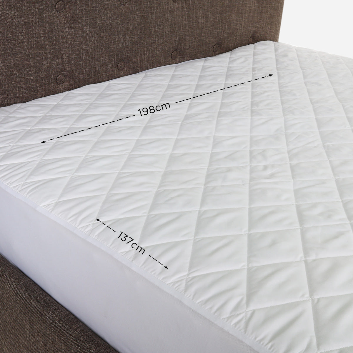 Ultima Linen The Sleep Expert Quilted Mattress Protector (White) - Full