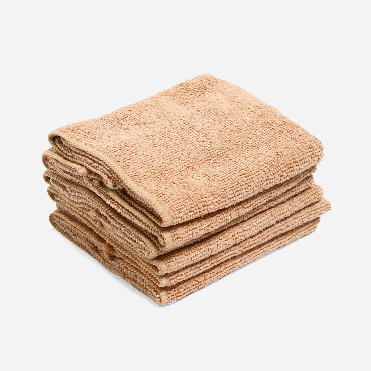 SM Home Set of 6 Microfiber Hand Towels (Cuban Sand) - 12.5x25 inches