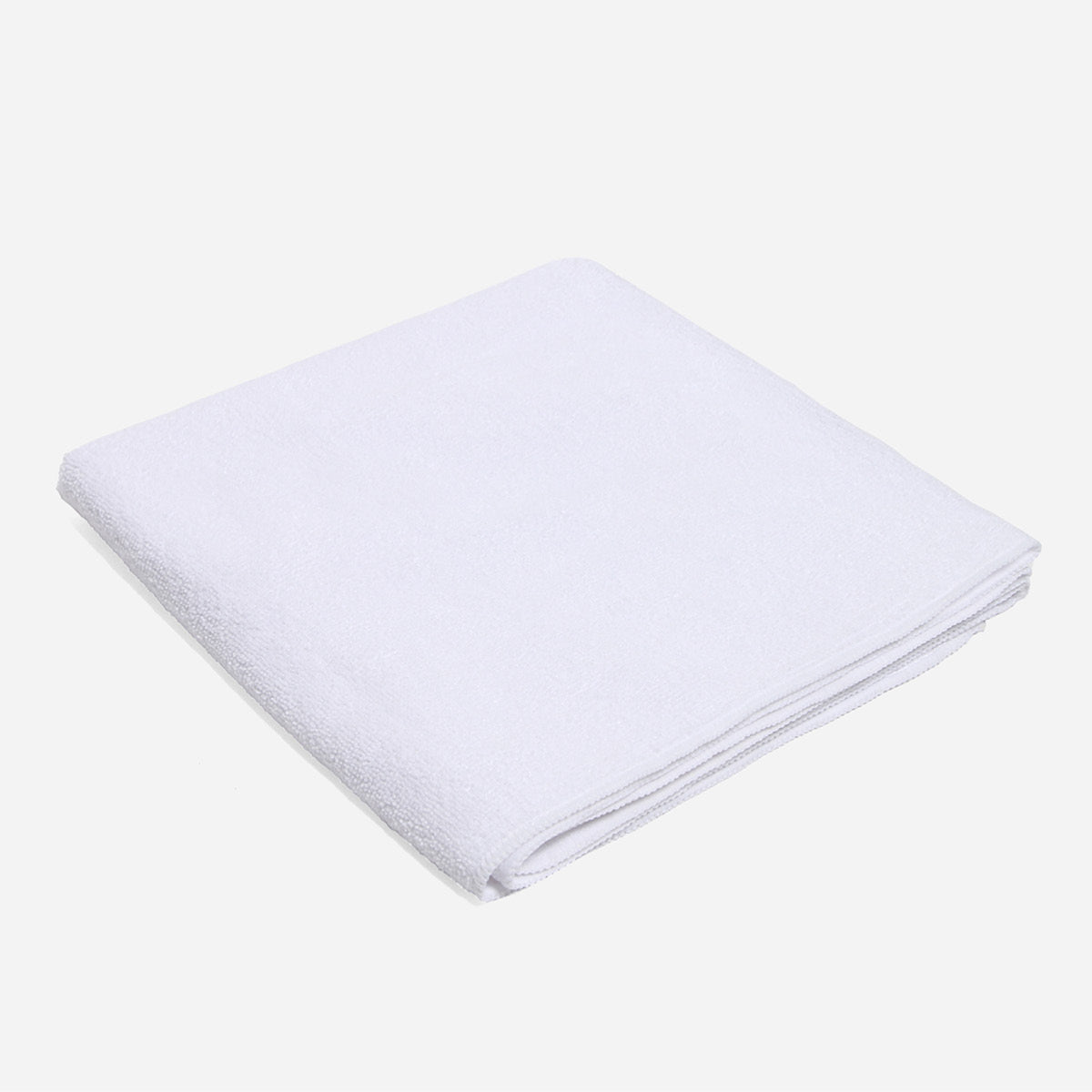 SM Home Microfiber Bath Towel (White) - 24x48in