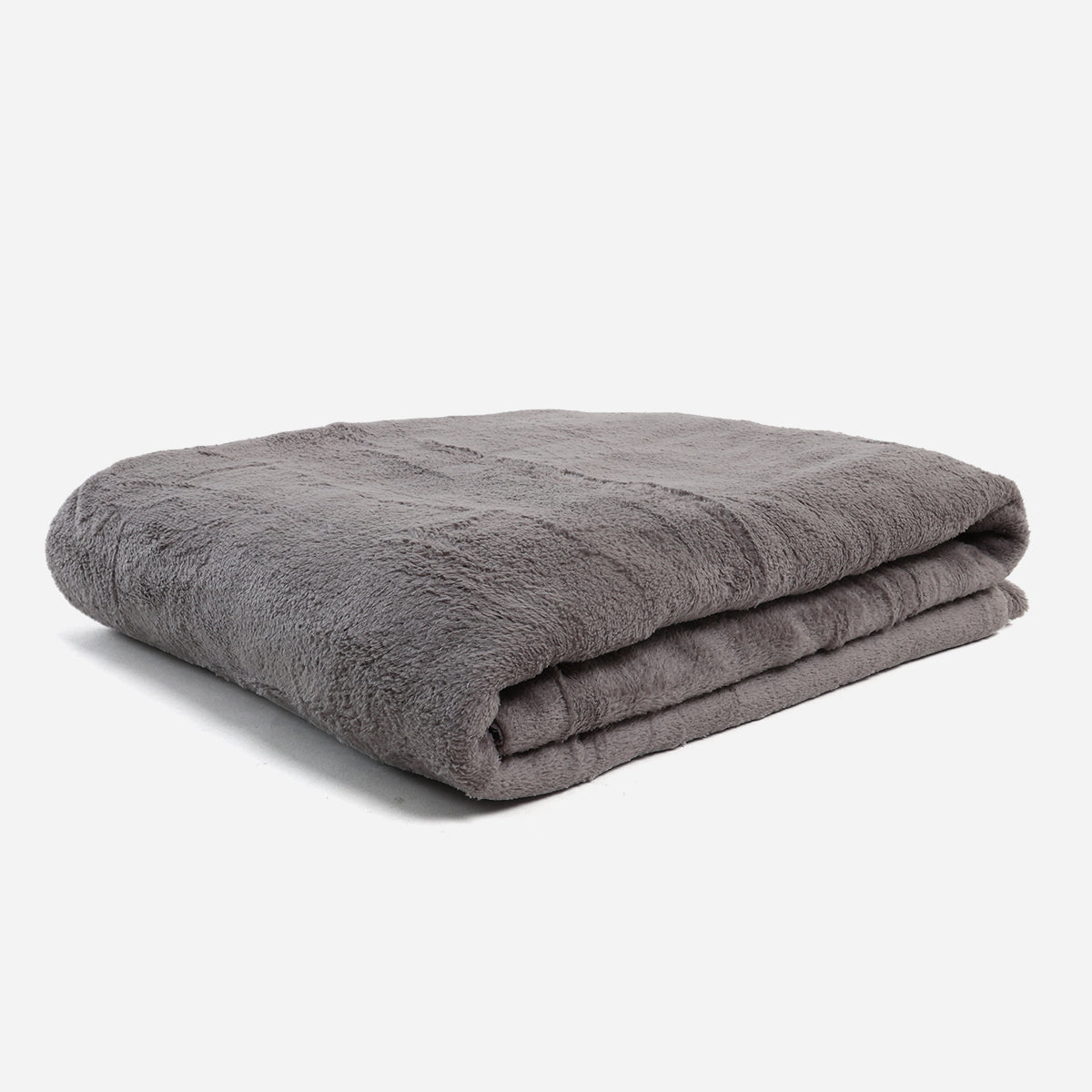 V&E Micro Fleece Blanket (Gray) - 80x90in