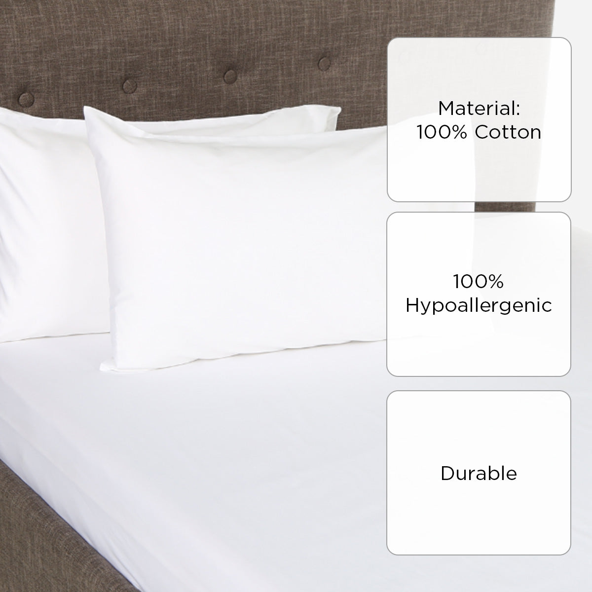 Royal Linens 3-Piece Platinum Collection Bedsheet Set (White) - Full