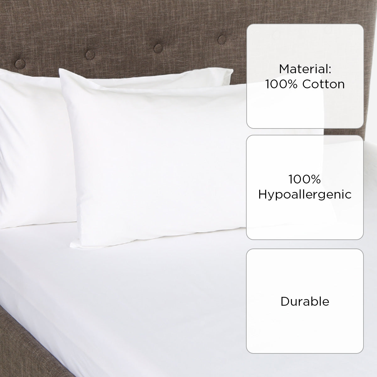 Royal Linens 3-Piece Platinum Collection Bedsheet Set (White) - Queen