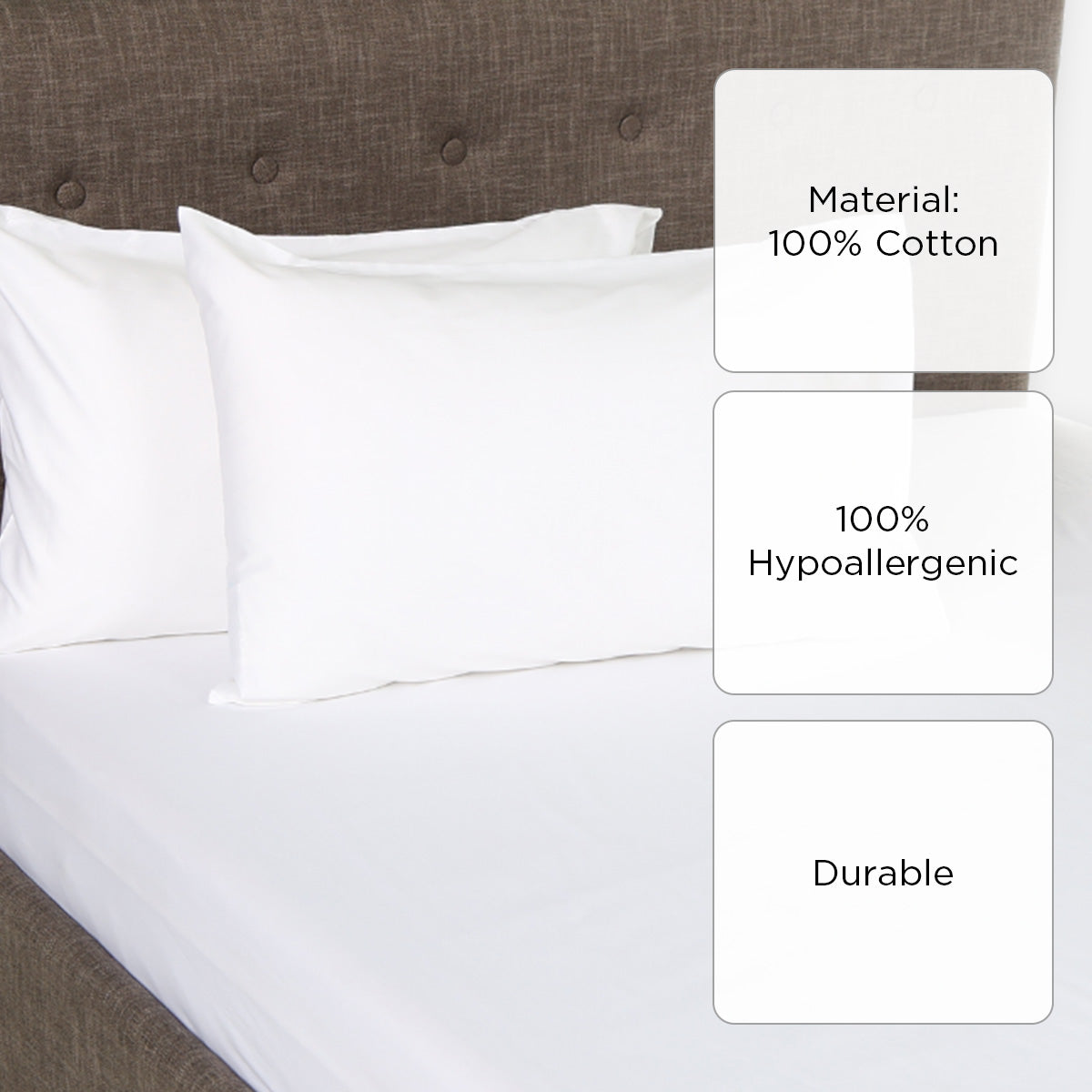 Royal Linens 3-Piece Platinum Collection Bedsheet Set (White) - Twin