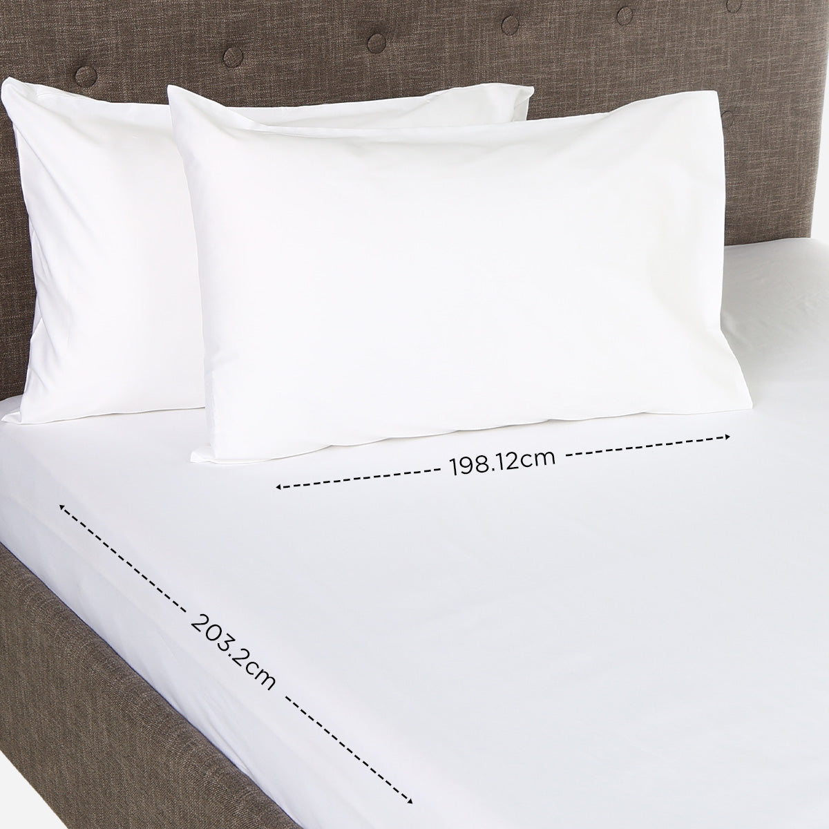 Royal Linens 3-Piece Tencel Fitted Bedsheet Set (White) - King