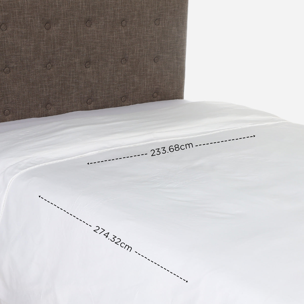 Royal Linens Tencel Duvet Cover (White) - King