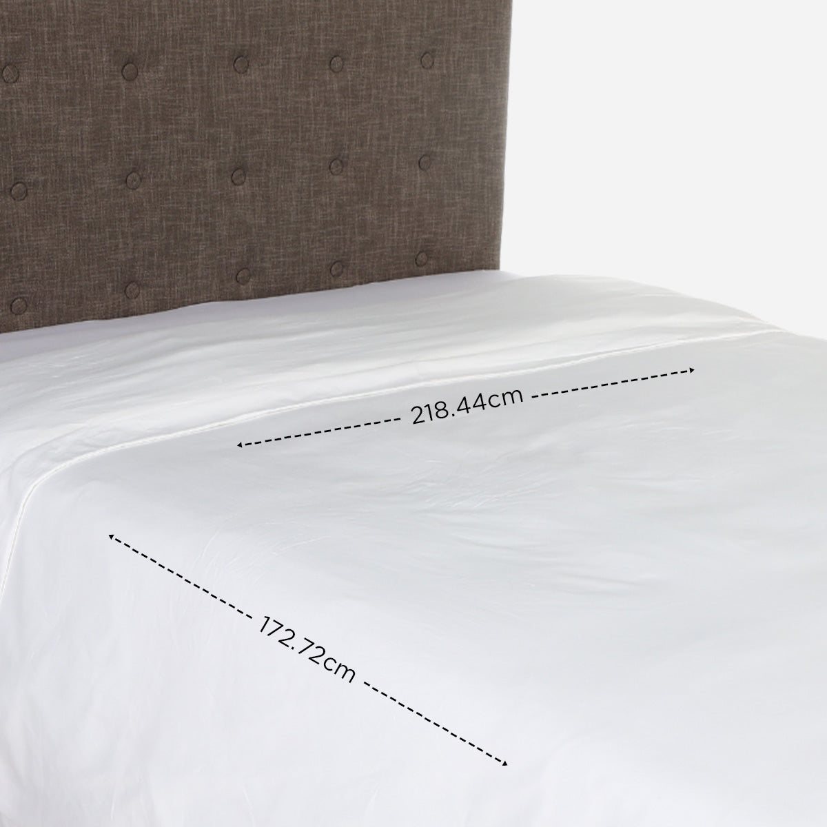 Royal Linens Tencel Duvet Cover (White) - Twin