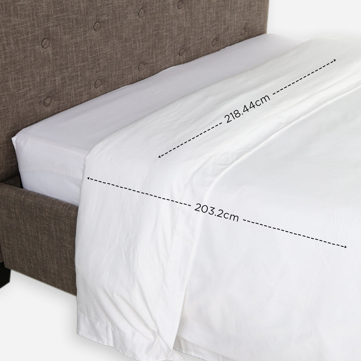 Royal Linens Diamond Collection Duvet Cover (White) - Full