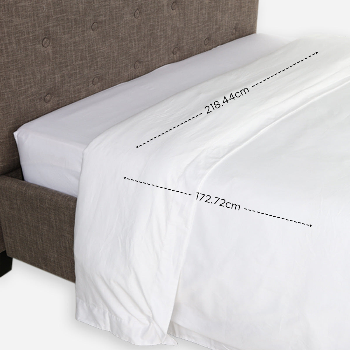 Royal Linens Diamond Collection Duvet Cover (White) - Twin