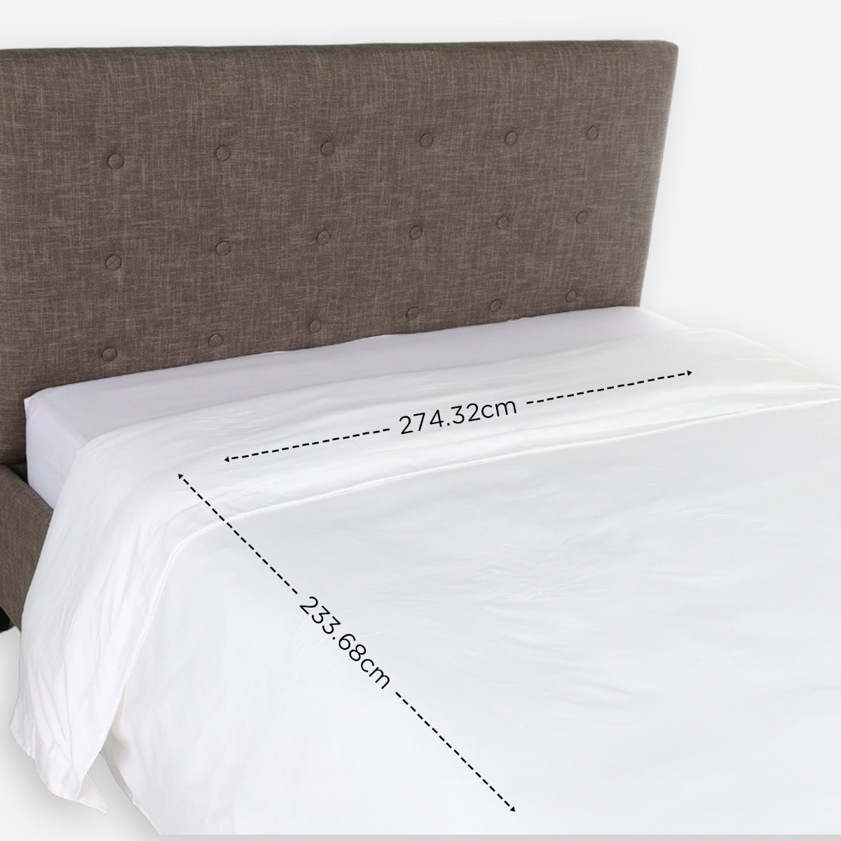 Royal Linens Platinum Collection Duvet Cover (White) - King
