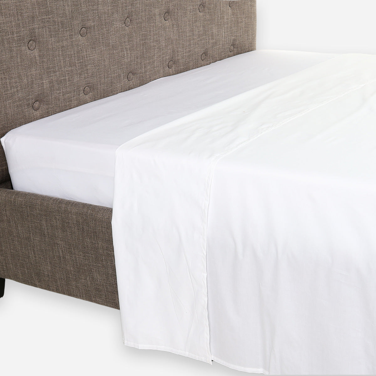 Royal Linens Platinum Collection Flat Sheet (White) - Full