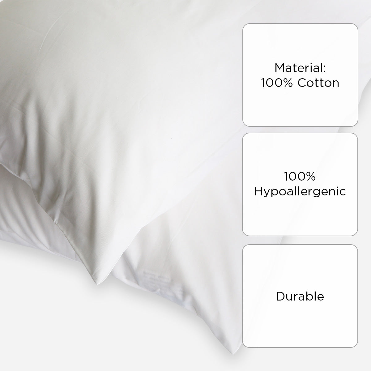 Royal Linens Platinum Collection Pillowcase (White) - Queen