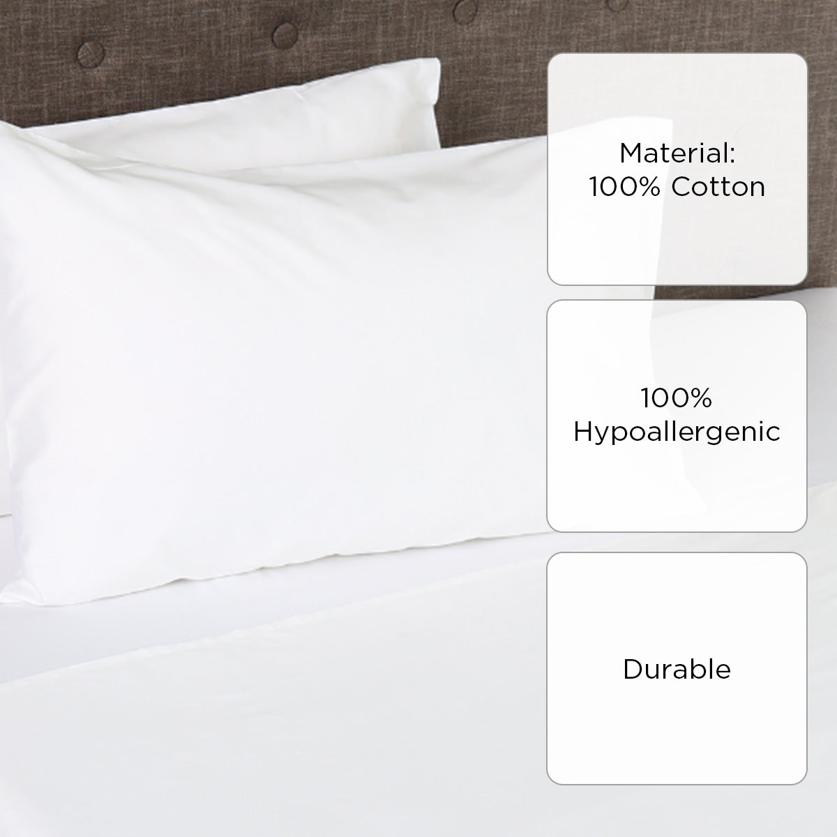Royal Linens 4-Piece Gold Collection Bedsheet Set (White) - Twin