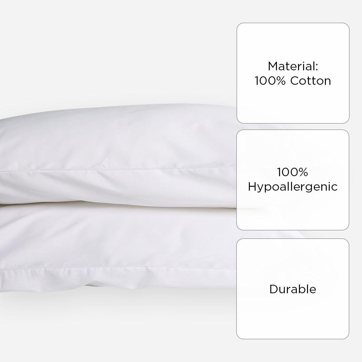 Royal Linens Gold Collection Pillowcase (White) - 20x30in.