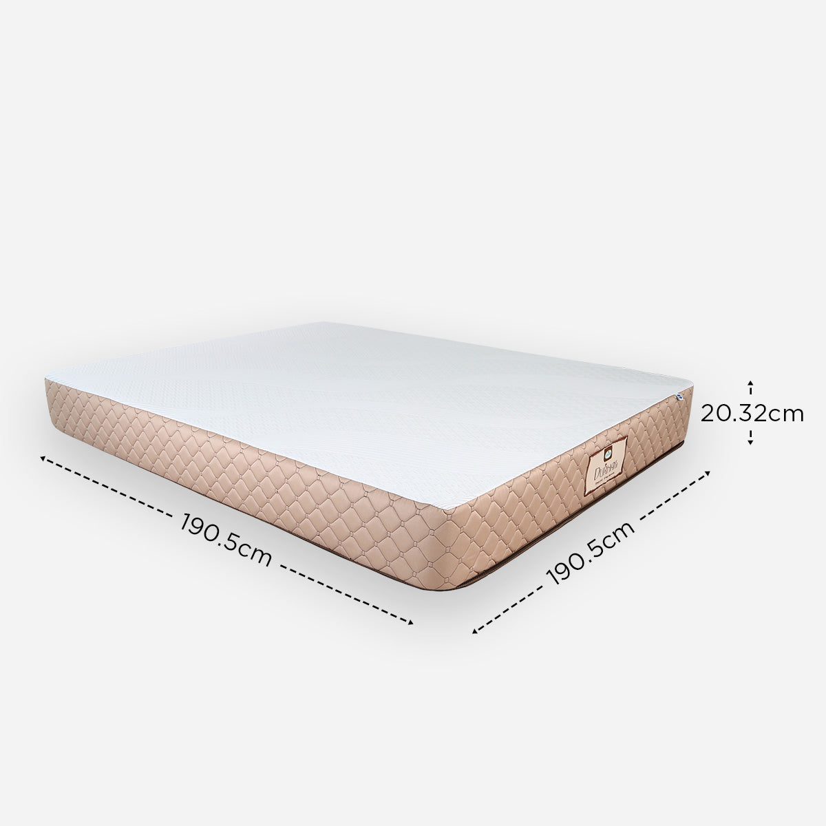 Salem Durham Mattress - 8x60x75in.