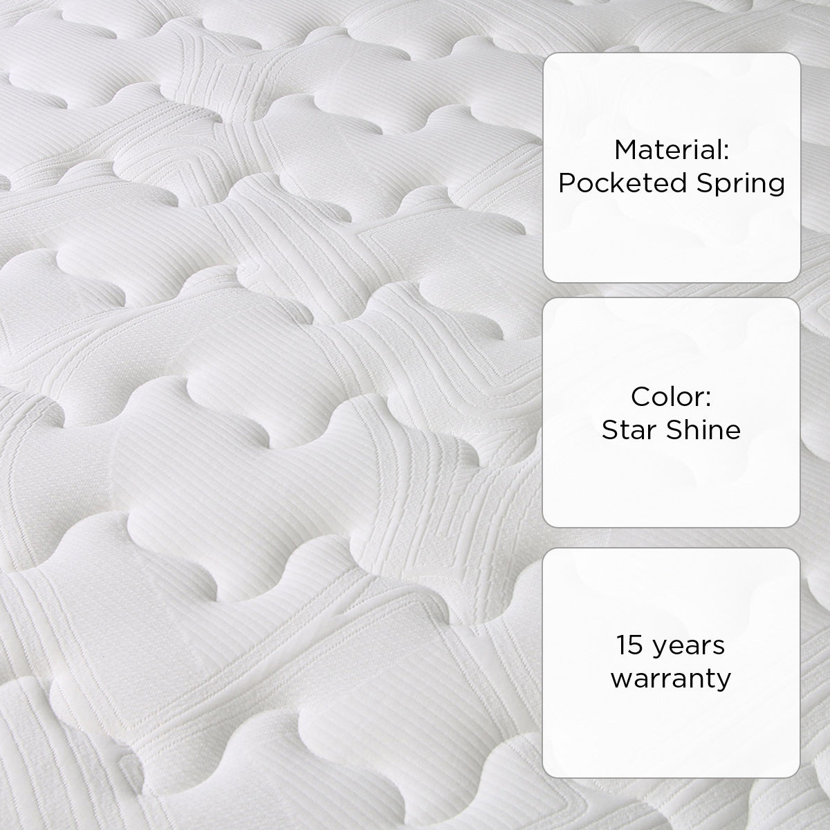 Salem Loucille Mattress - 10x72x78in.