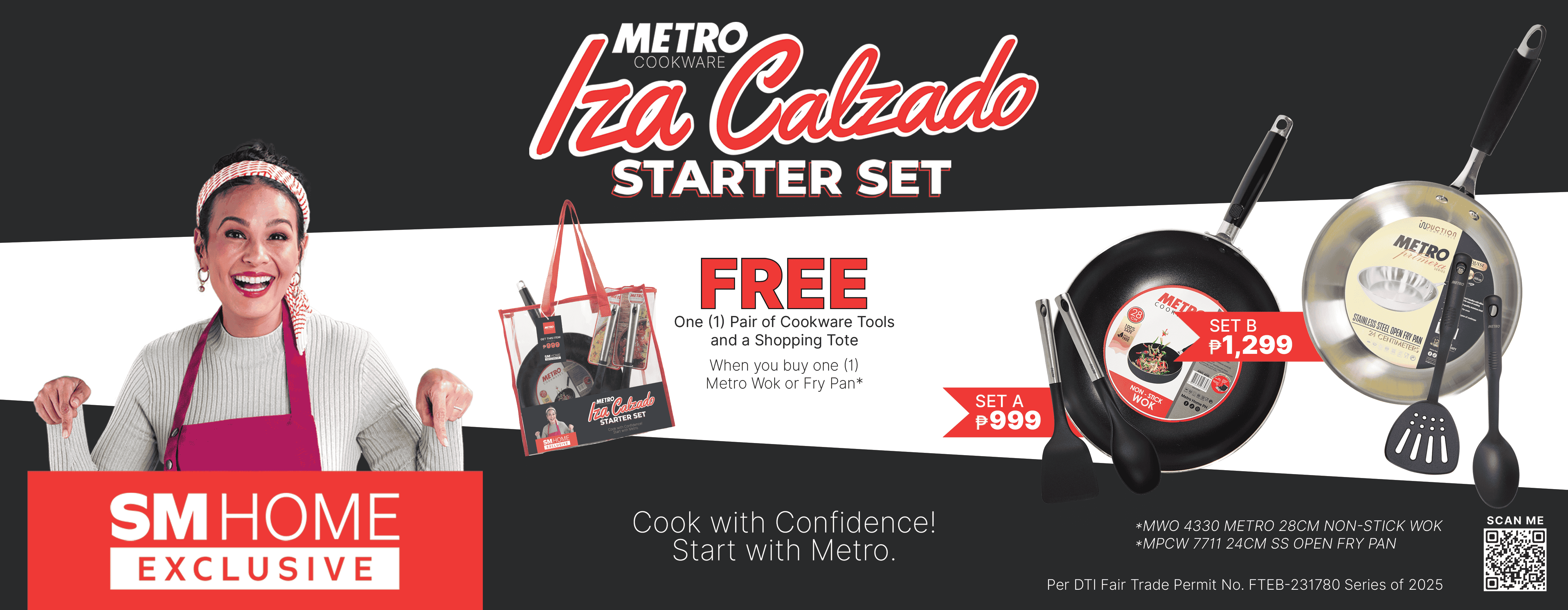 Iza Calzado Metro Cookwares Starter Set