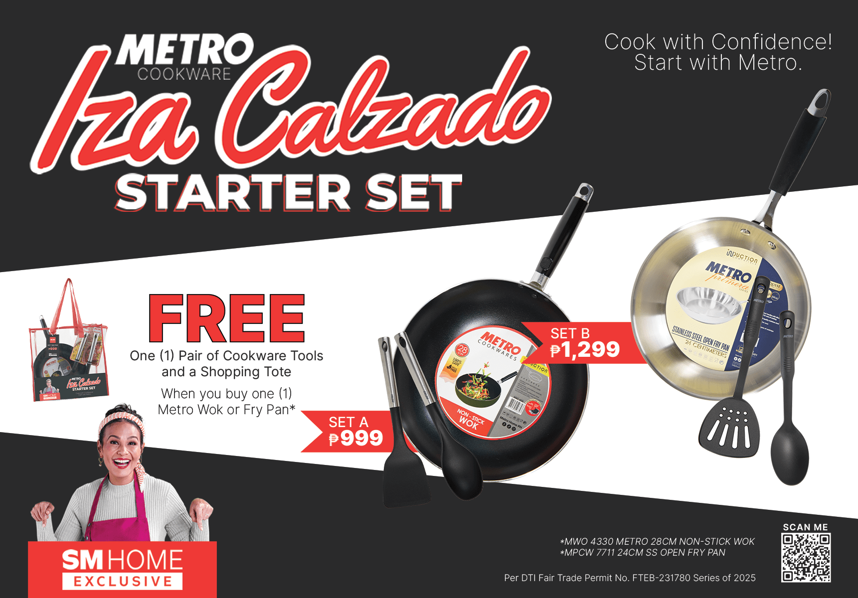 Iza Calzado Metro Cookwares Starter Set
