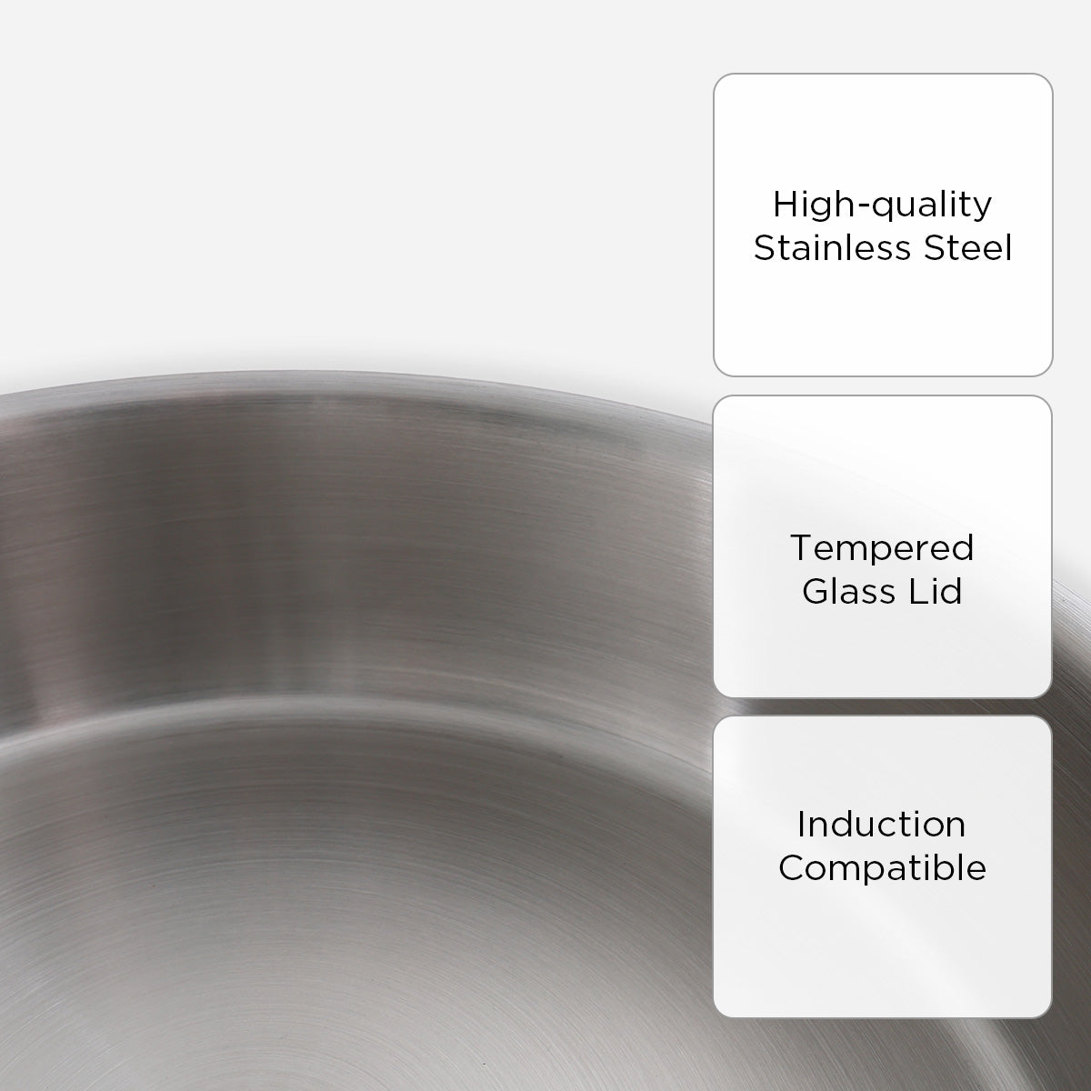Metro Stainless Steel Fry Pan - 24cm