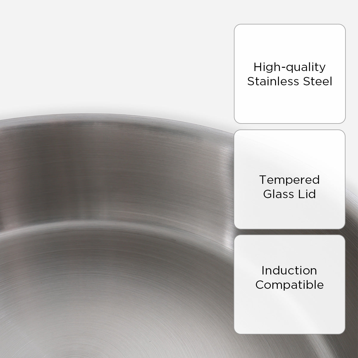 Metro Stainless Steel Fry Pan - 28cm