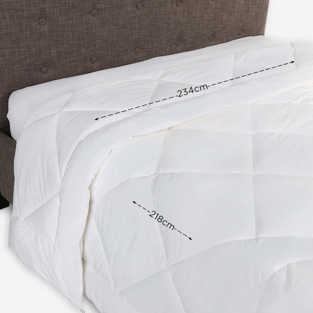 Ultima Linen Suite Collection Tencel Duvet Filler (White) - Queen