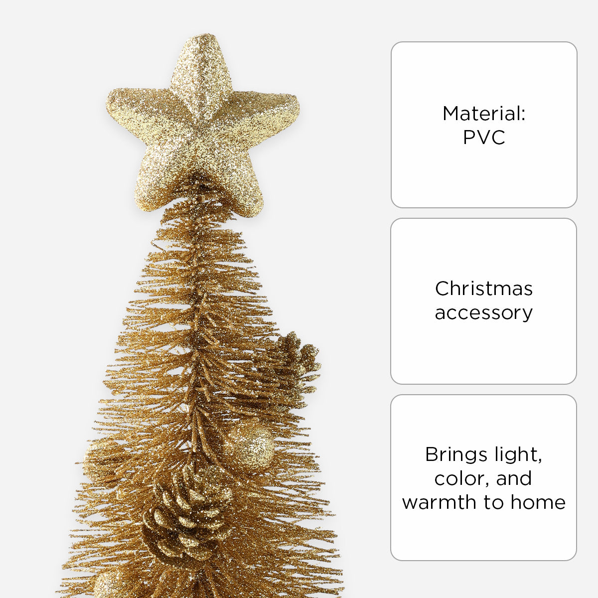 SM Home Table Top Deco Tree (Gold) - 30cm