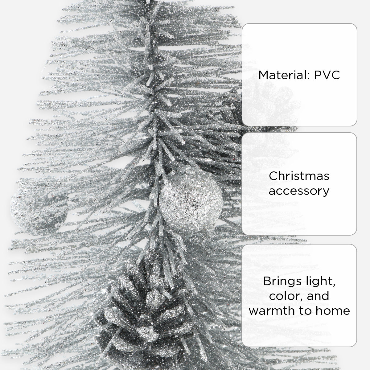 SM Home Table Top Deco Tree (Silver) - 30cm