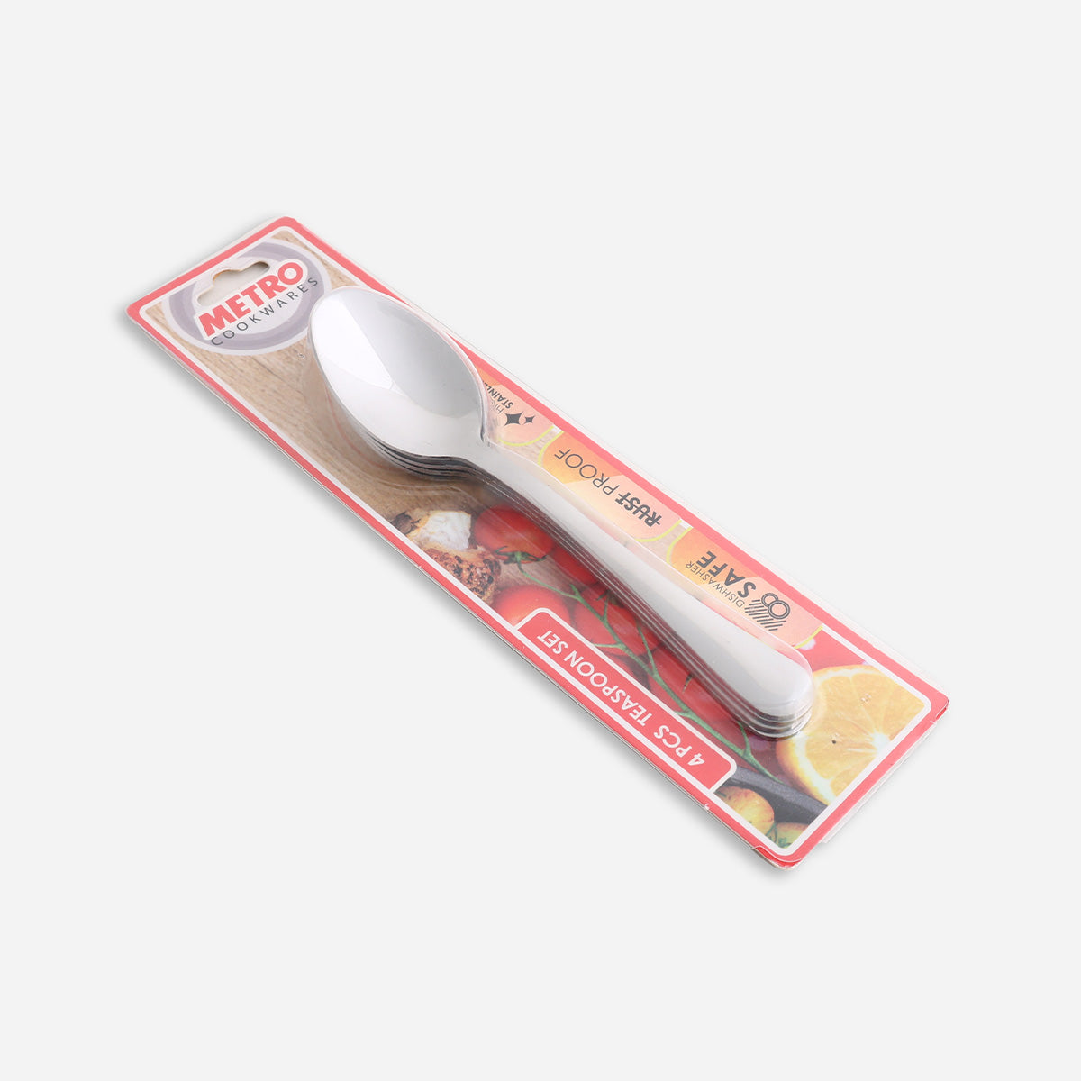 Metro Set of 4 Teaspoon