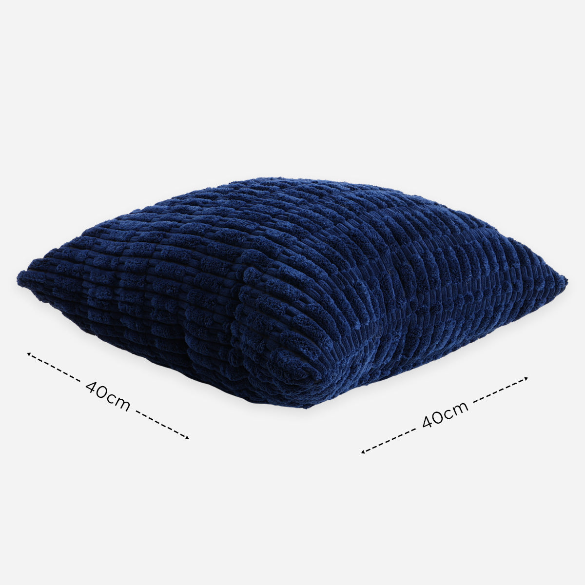 SM Home Textured Throw Pillow - Blue