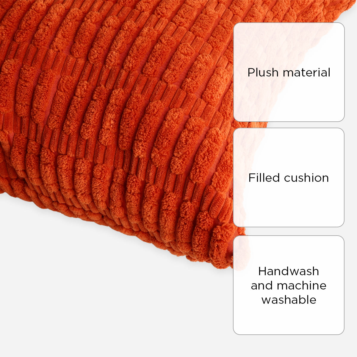 SM Home Textured Throw Pillow - Copper