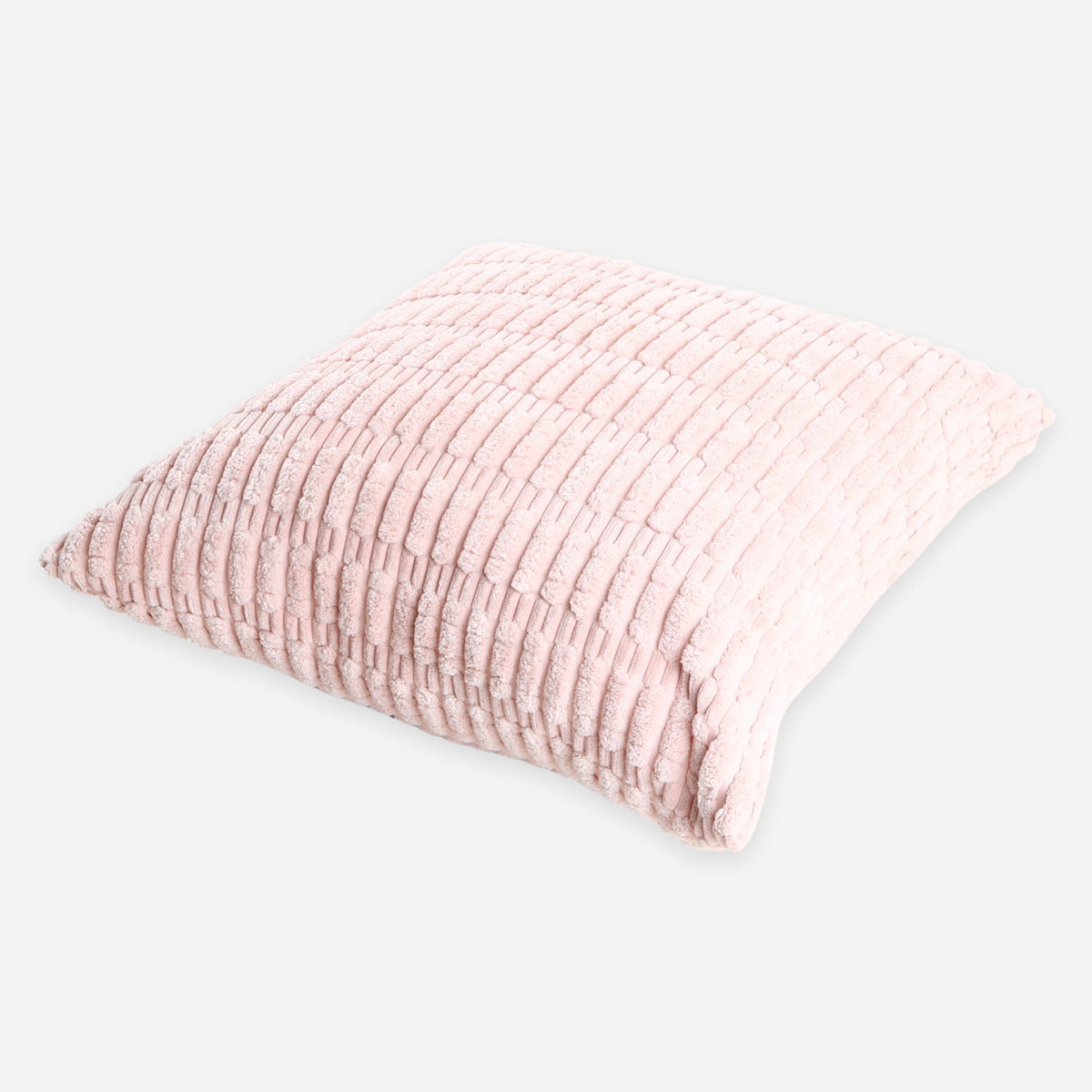 SM Home Textured Throw Pillow - Pink