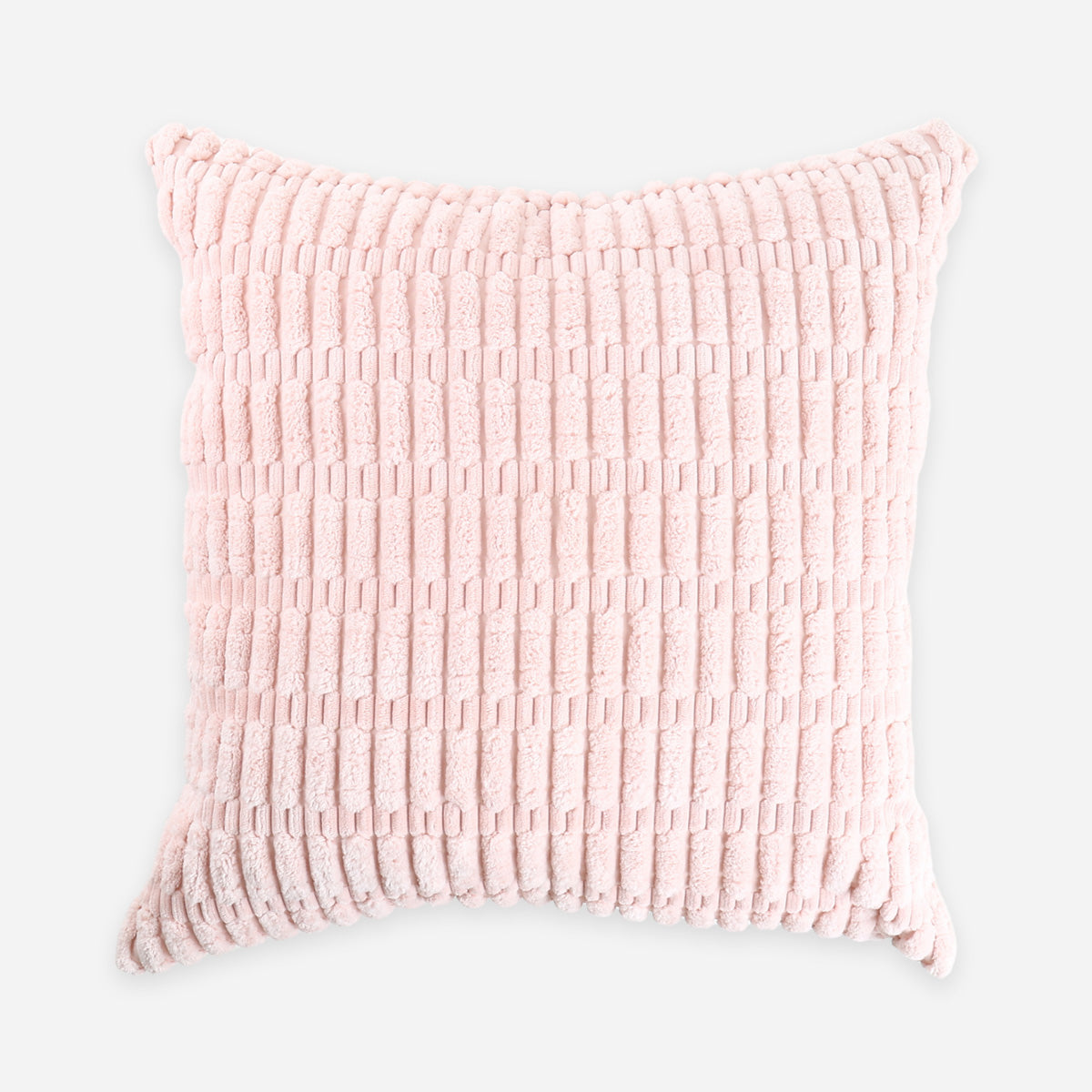 SM Home Textured Throw Pillow - Pink