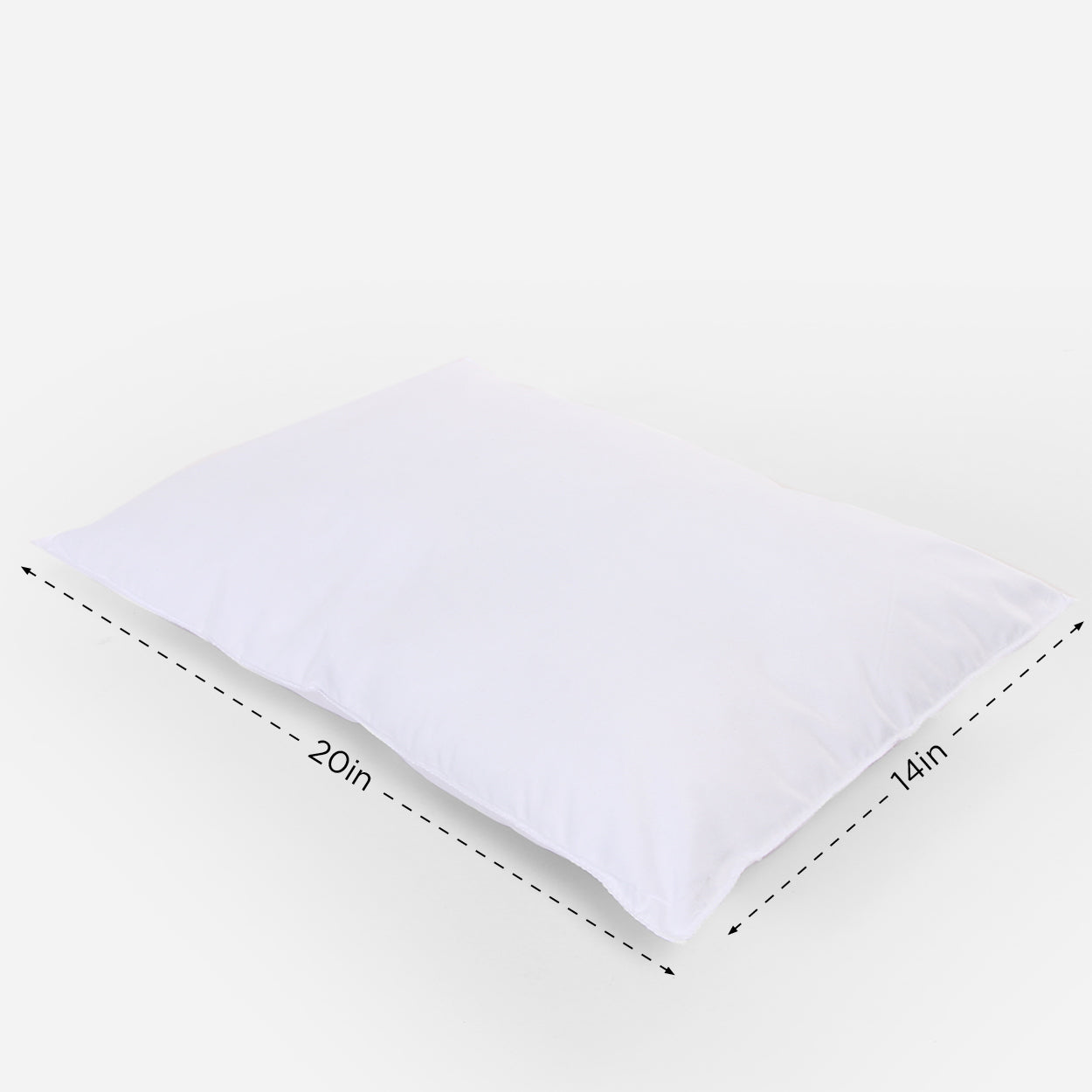 Goodnight Pillow Vacuum Baby Pillow (White) - 14x20