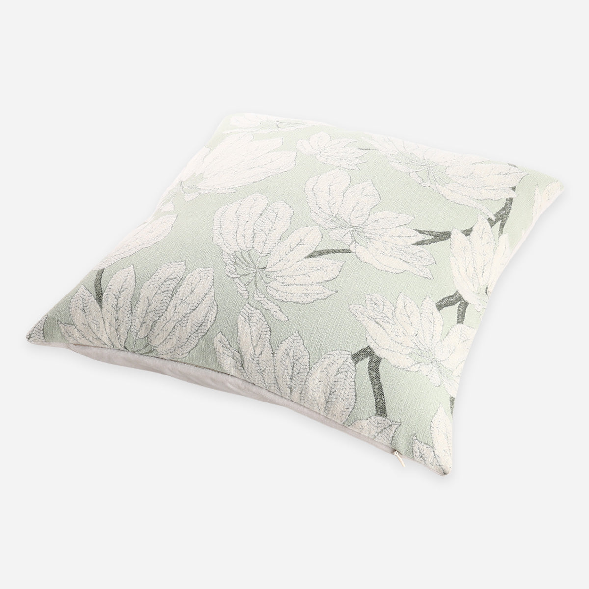 SM Home Throw Pillowcase Big Petals Flower (Green) - 45x45cm