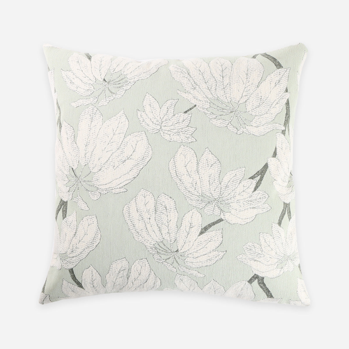 SM Home Throw Pillowcase Big Petals Flower (Green) - 45x45cm