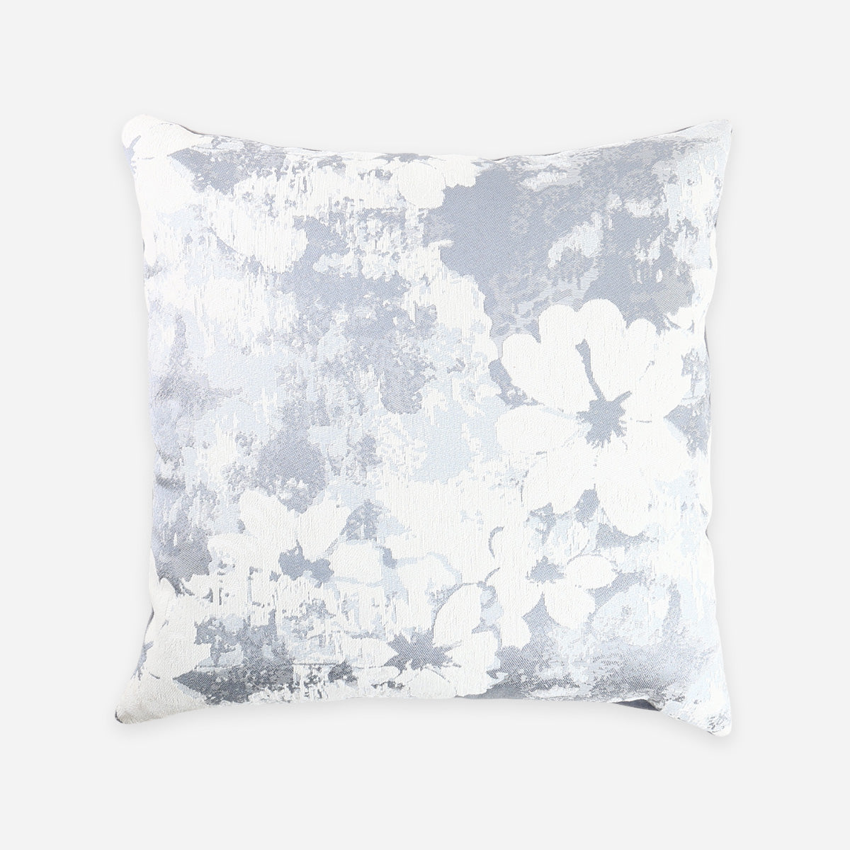 SM Home Throw Pillowcase Flower Paint (Blue) - 45x45cm