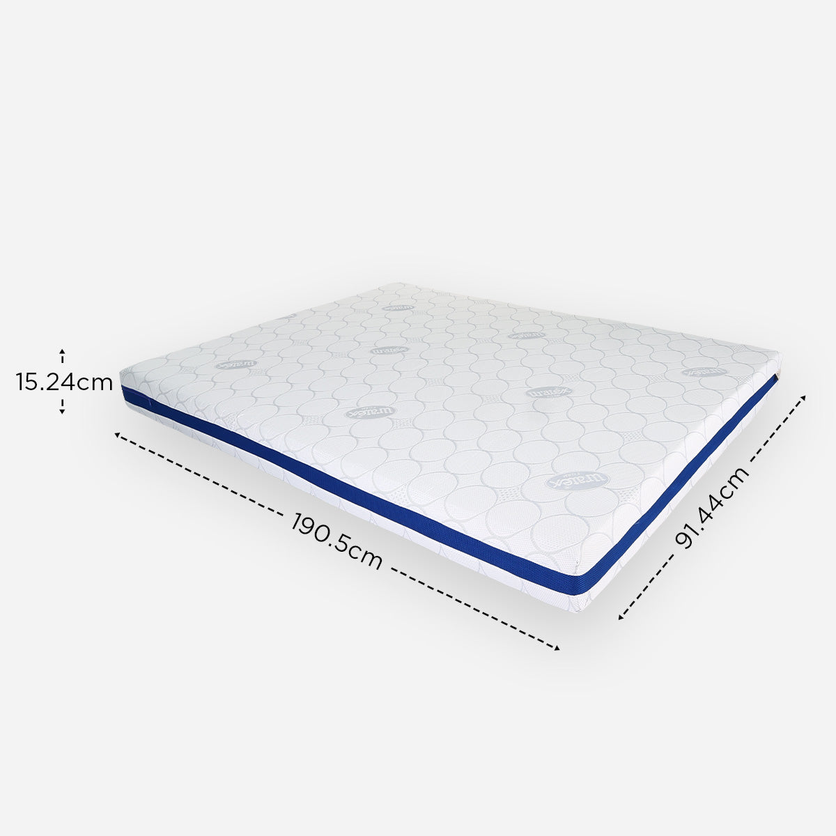 Uratex Airlite Breeze Mattress (Blue) - 36x75in.