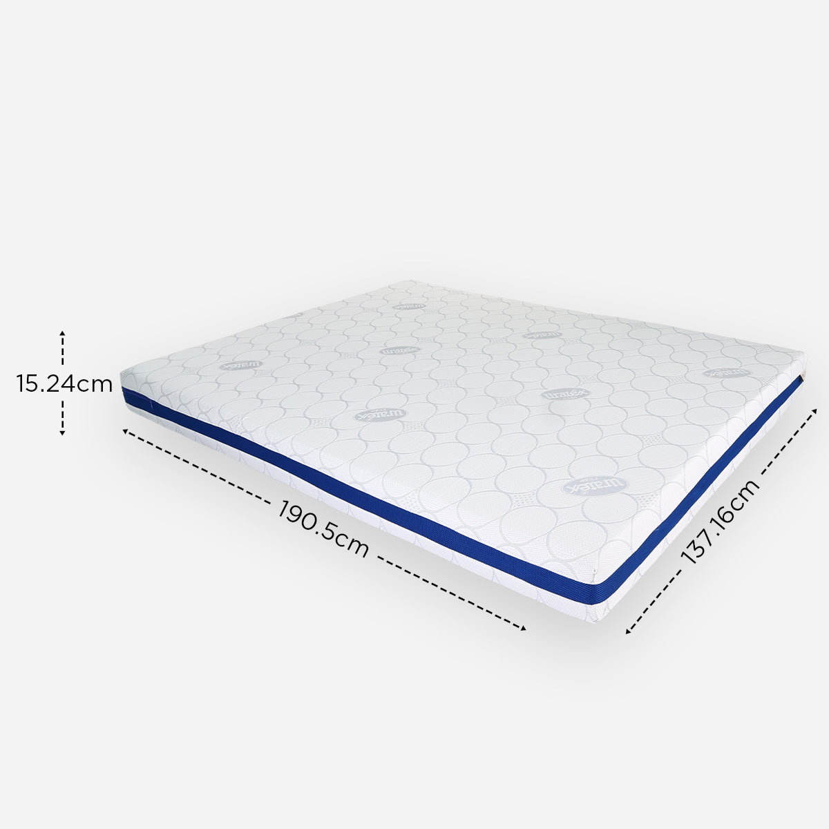 Uratex Airlite Breeze Mattress (Blue) - 54x75in.