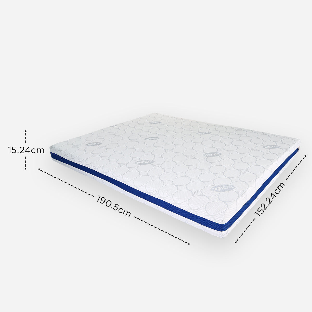Uratex Airlite Breeze Mattress (Blue) - 60x75in.