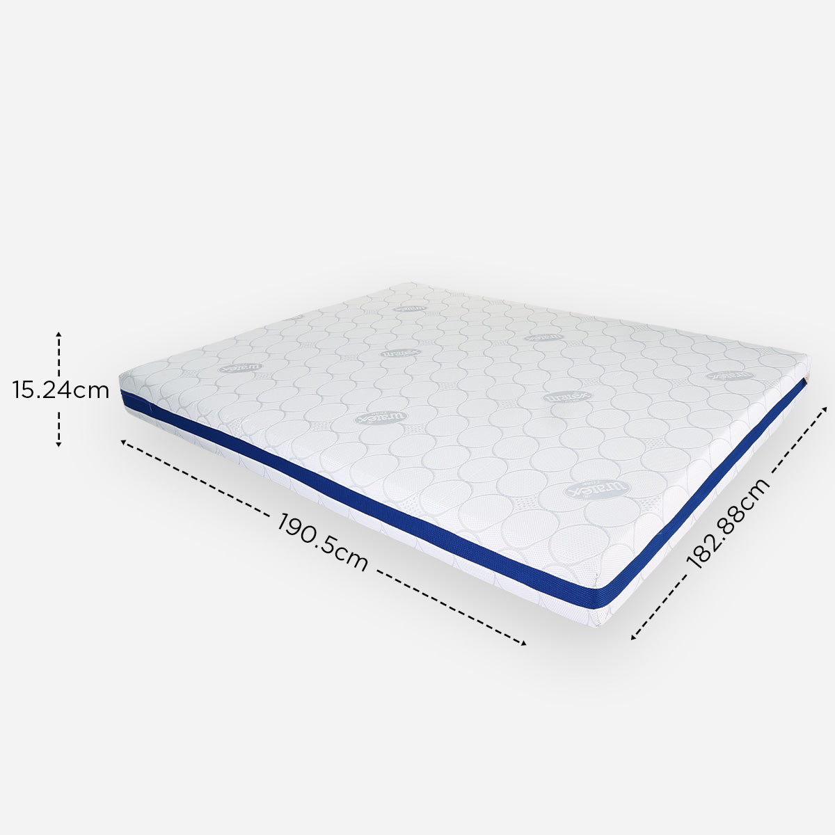 Uratex Airlite Breeze Mattress (Blue) - 72x78in.